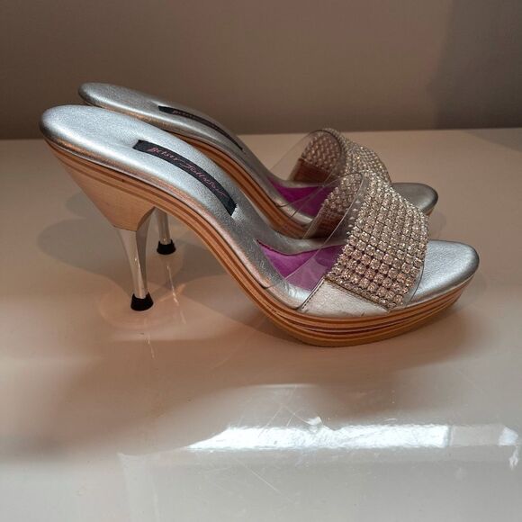 Betsey Johnson Rhinestone Heels - Picture 4 of 9